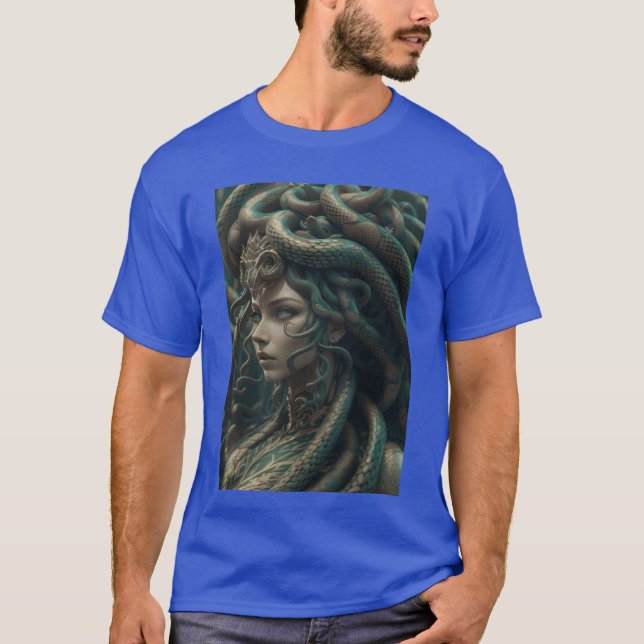 Medusa rolig t shirt (Framsida)