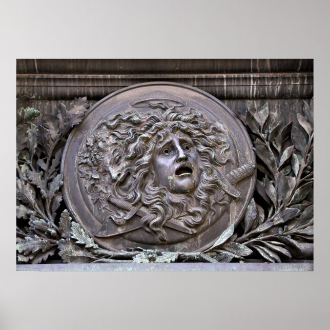 Medusa Shield of Athena Poster (Framsidan)