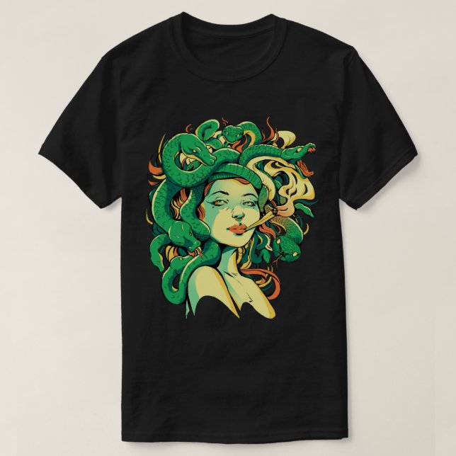 Medusa Smoking T Shirt (Design framsida)