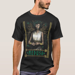 Medusa Snake Hair Tarot Card Grekisk Mythology Myt T Shirt