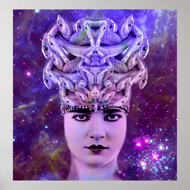 Medusa Snake Woman Poster (Framsidan)