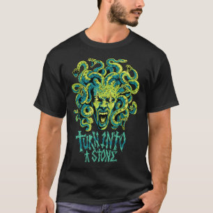 Medusa sväng in i Stone T Shirt