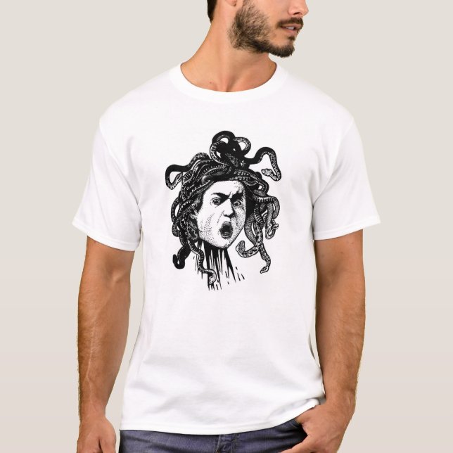 Medusa vid Caravaggio T Shirt (Framsida)