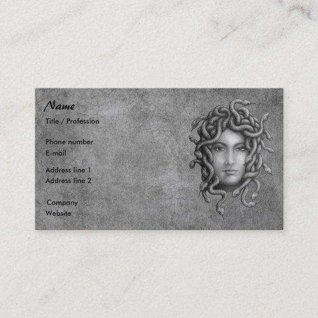 Medusa Visitkort (Framsida)