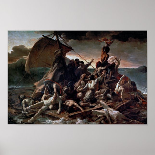 Medusas raft, Theodore Gericault Poster (Framsidan)