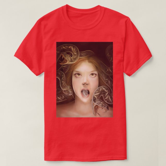 Medusax27s Lament Rattle Snakes T Shirt (Design framsida)