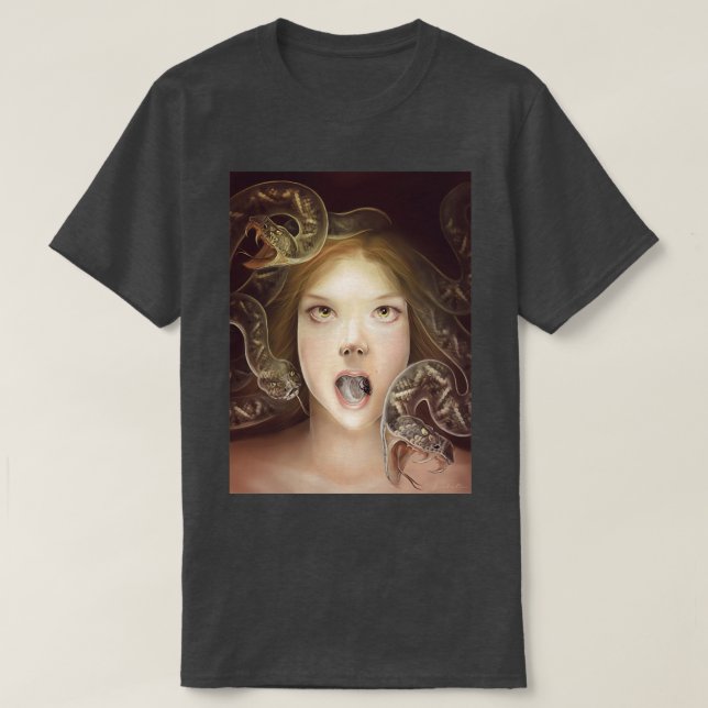 Medusax27s Lament Rattle Snakes T Shirt (Design framsida)