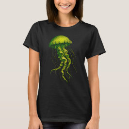 Méduse Fluorescente Artistique T Shirt