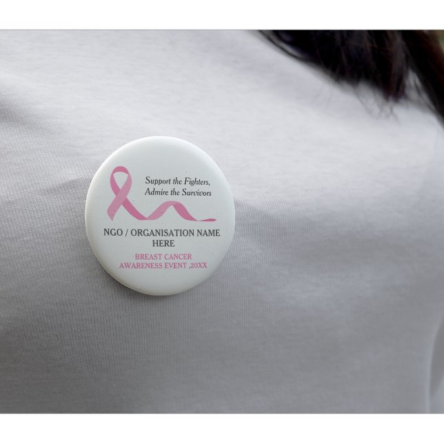 Medvetande om bröstcancer Event Promotional  Knapp (Skapare uppladdad)