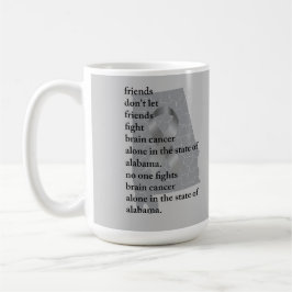 Medvetande om hjärncancer i Alabama Kaffemugg