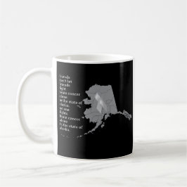 Medvetande om hjärncancer i Alaska Kaffemugg