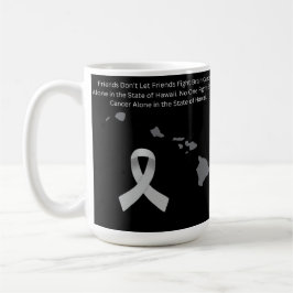 Medvetande om hjärncancer på Hawaii Kaffemugg