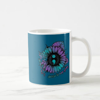 Medvetande om självmordsförebyggande T-shirt Välj Kaffemugg