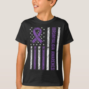 Medvetandefan Fibro Warrior Lila Band T Shirt