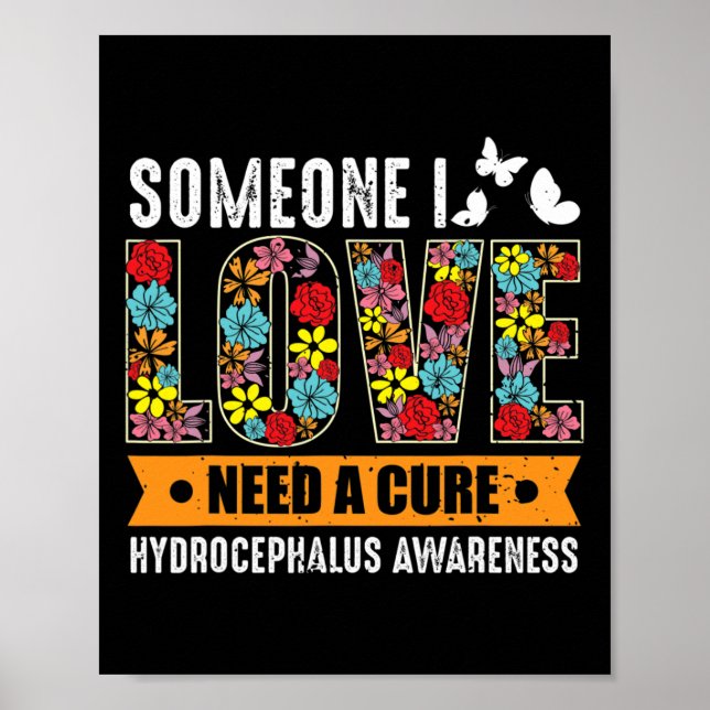 Medvetandefjäril och hopp blommar poster (Framsidan)