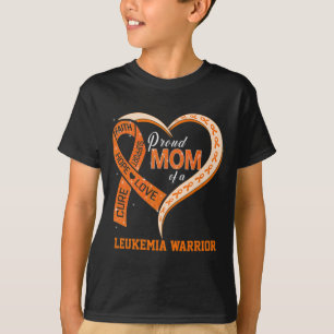 Medvetandeförklaring Mamma i en Leukemi Warrior 1 T Shirt