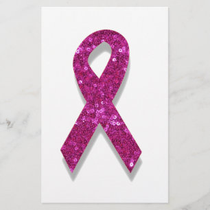 medvetandegörande om bröstcancer hos rosa brevpapper