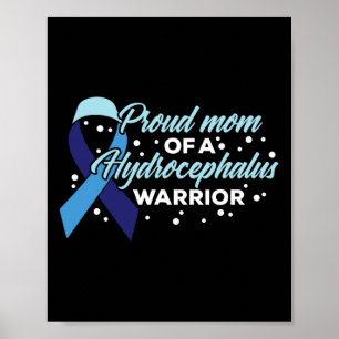Medvetandegörandeförklaring Mamma i en hydrocefalu Poster