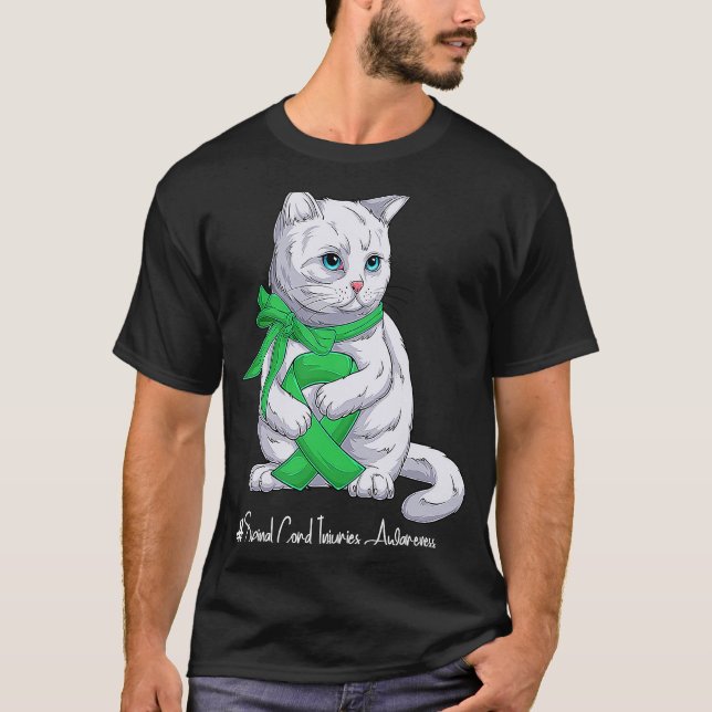 Medvetandegörandemånad för den nationella ryggmärg t shirt (Framsida)