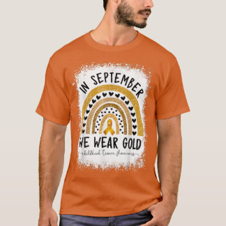 Medvetandegörandet om cancer i barndomen i septemb t shirt