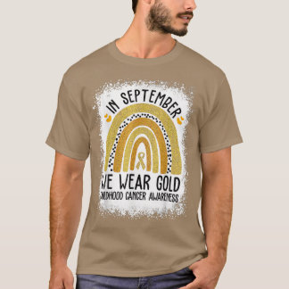 Medvetandegörandet om cancer i barndomen i septemb t shirt