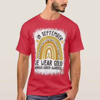 Medvetandegörandet om cancer i barndomen i septemb t shirt