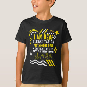 Medvetandehet Månad jag är Döv och slå på min skul T Shirt