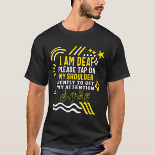 Medvetandehet Månad jag är Döv och slå på min skul T Shirt