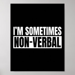 Medvetandehöjningsstöd implantat Asl non-verbal Poster