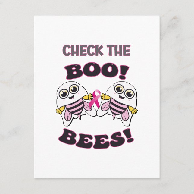 Medvetandekontroll av bröstcancer hos boon-Bees Tilläggskort (Framsida)