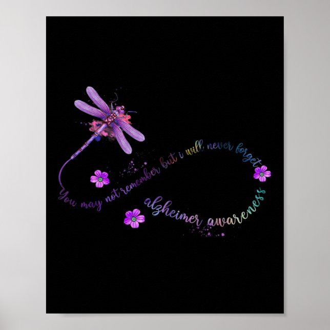 Medvetandemånad 2022 Dragonfly Minns Kvinnor Män  Poster (Framsidan)