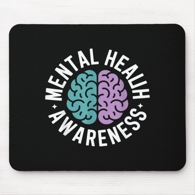 Medvetandemånad september mental medvetenhet digit musmatta (Framsidan)