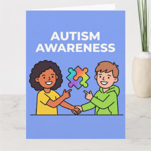 ^Medvetandemånaden om autism - Lägg till ditt spec Kort