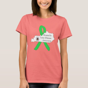 Medvetandeshjälp för Kentucky mot borrelia Tee Shirt