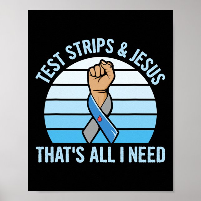 Medvetandeskap för typ 1-diabetes Di Poster (Framsidan)
