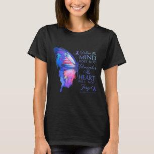 Medvetandeskapande fjäril t shirt
