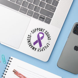 Medvetandespresent för Epilepsi Support Squad Klistermärken