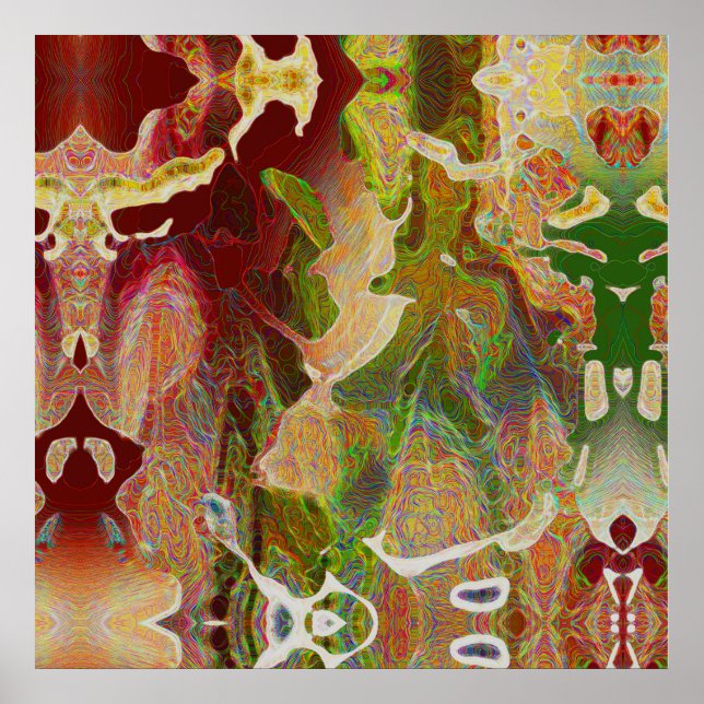 Medveten ansträngning, detalj 7a, GNISTRA- och gal Poster (Framsidan)