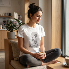 Medveten Espresso Zen Meditation Enklingen Buddha T Shirt