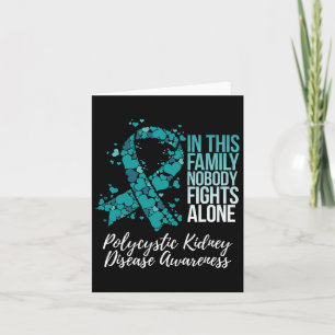 Medveten för Family Support Polycystic Kidney Dise Kort