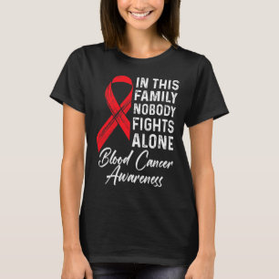 Medveten för medvetenhet om cancer i blodscancer i t shirt