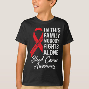 Medveten för medvetenhet om cancer i blodscancer i t shirt