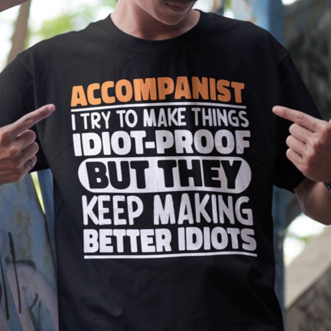 Medveten jag försöker göra Sak idiot-beprövat. T Shirt (Skapare uppladdad)