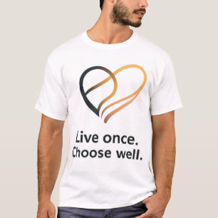 Medveten Livscitat Design T Shirt