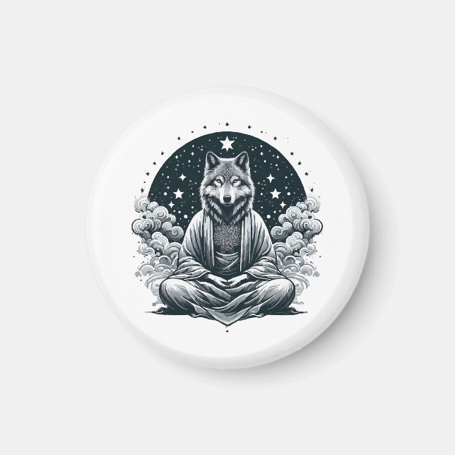 Medveten varg magnet (Framsidan)