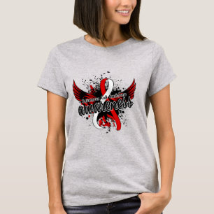 Medvetenhet 16 för Carcinoma för Squamous cell T Shirt
