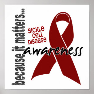 Medvetenhet 1 sicklecellsjukdom poster