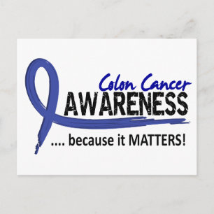 Medvetenhet 2 Colon Cancer Vykort