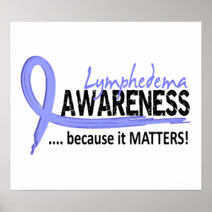 Medvetenhet 2 Lymphedema Poster