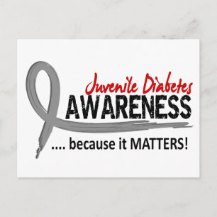Medvetenhet 2 Ungdomsdiabetes Vykort